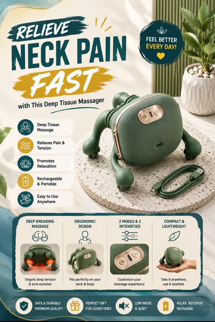 Zayvora Shoulder & Neck Massager | جهاز تدليك الرقبة والكتفين