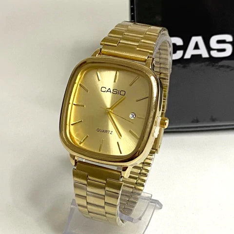 Zayvora Casio Watch Gold + Gold – كاسيو ووتش ذهبي + ذهبي